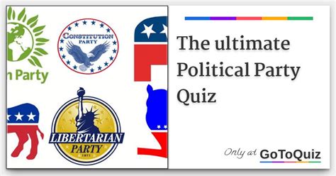 political part quiz